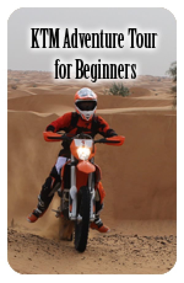 KTM Bike Ride Dubai - Dubai Desert Trek